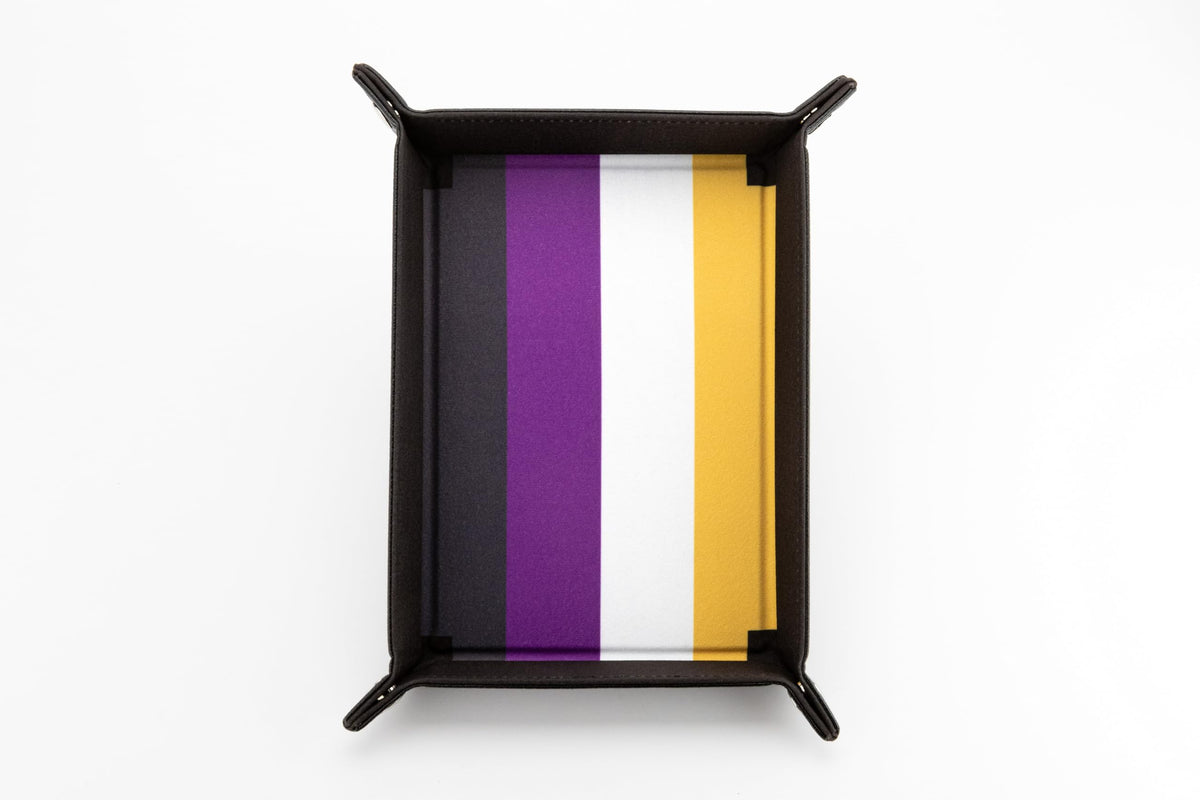 FanRoll Pride Dice Tray - Nonbinary