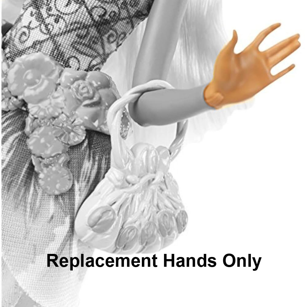 Mattel Replacement Parts for Ever After High Nina Thumbell Doll - DHF44 ~ Includes 2 Tan Replacement Hands
