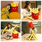 15.7-inch Hamburger French fries Plush Pillow Soft Stuffed Toy for Kids