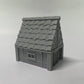 HAUTICO Tabletop Miniature Little Town Building Terrains for RPG War Games - 18mm Scale Scenery with Medieval Style, Dioramas Building Set, Paintable
