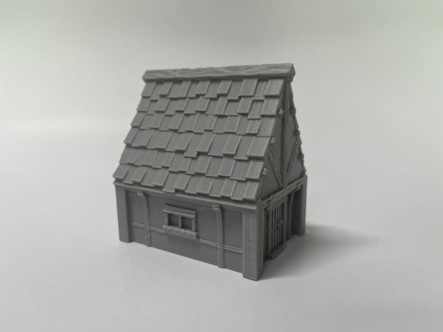 HAUTICO Tabletop Miniature Little Town Building Terrains for RPG War Games - 18mm Scale Scenery with Medieval Style, Dioramas Building Set, Paintable