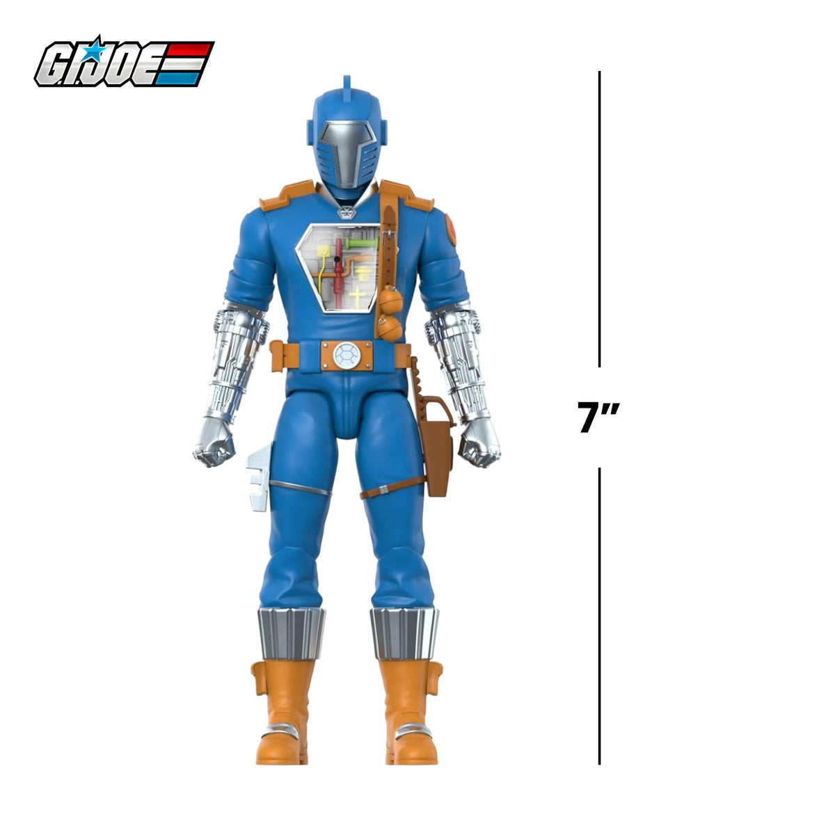 Super7 ULTIMATES! G.I. Joe Cobra B.A.T. (Comic) - 7" G.I. Joe Action Figure with Accessories Classic Cartoon Collectibles and Retro Toys