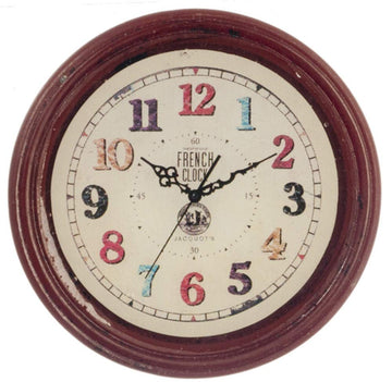Dollhouse Miniature 1:12 Scale Wooden Clock #G7182