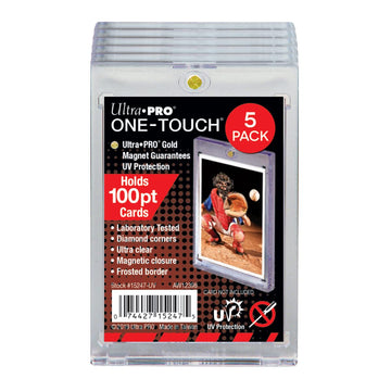 Ultra Pro 100PT UV ONE-Touch Magnetic Holder (5 Count Retail Pack)