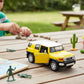 Kinsmart Canary Yellow Toyota FJ Cruiser SUV 136 Scale Diecast Car, SMALL