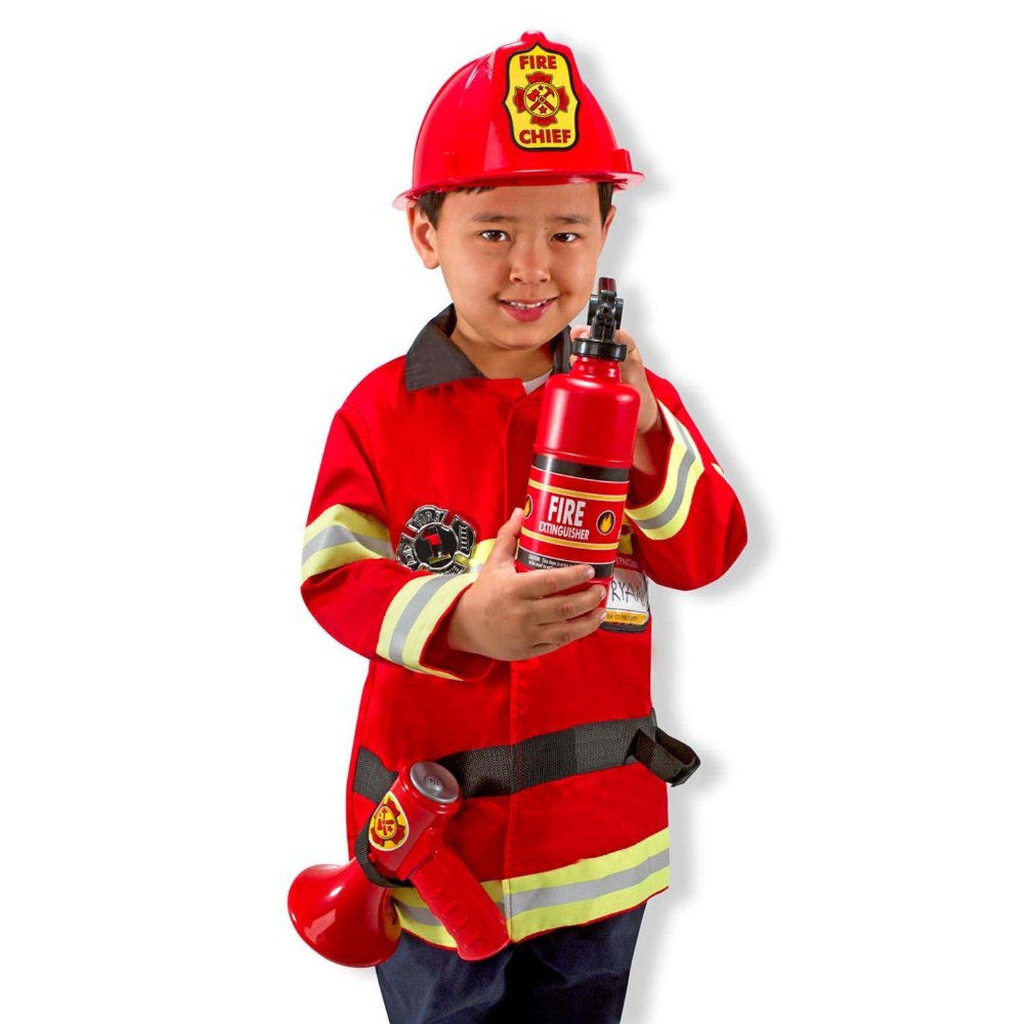 Melissa & Doug Fire Chief Role Play Costume Set