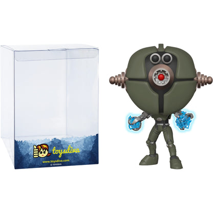 Funko Assaultron [Glow-in-Dark] (2018 Fall Con Exc): P o p ! Games Vinyl Figurine Bundle with 1 Compatible 'ToysDiva' Graphic Protector (386-33996 -