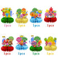 8Pcs Songs Table Centerpiece Birthday Party Supplies Double Side Table Decorations for Songs Themed Party Decorations