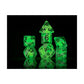 0606 Dice Set - Melon Ball Glowworm