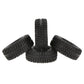 Goolsky 4Pcs Austar 1.9" 100mm 1/10 Scale Tires for 1/10 RC4WD D90 Axial SCX10 RC Rock Crawler