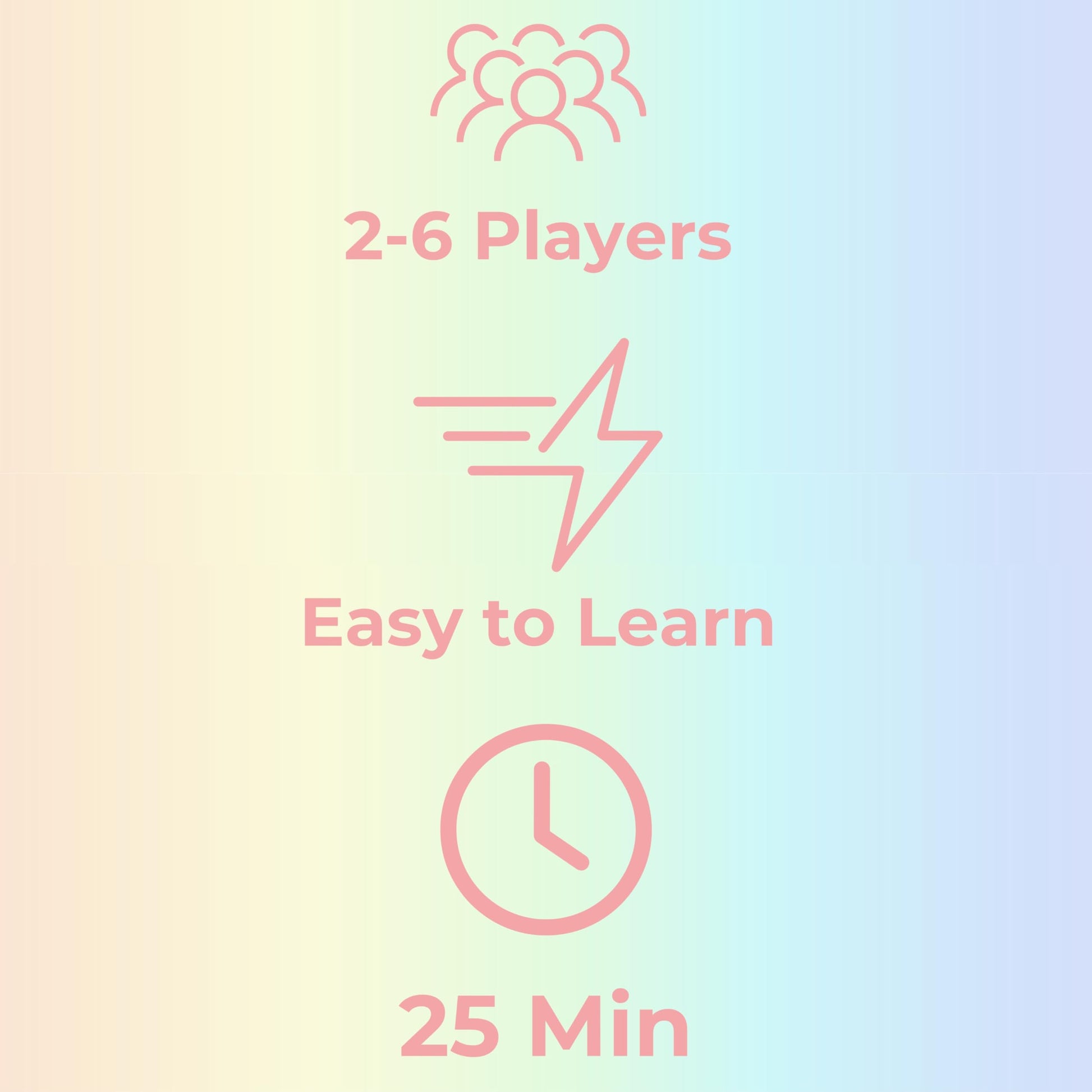 Rainbow The Card Game - Amazingly Fun and Easy to Learn Card Game 2-6 Players
