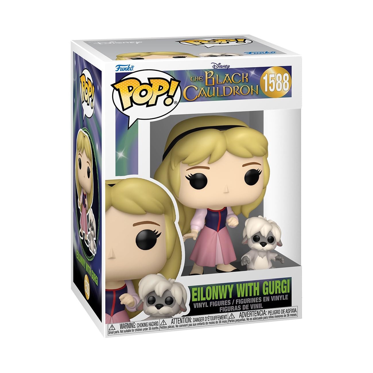 Funko Pop&Buddy: The Black Cauldron - Eilonwy and Gurgi with Gurgi - Collectable Vinyl Figure - Gift Idea - Official Merchandise - Toys for Kids &