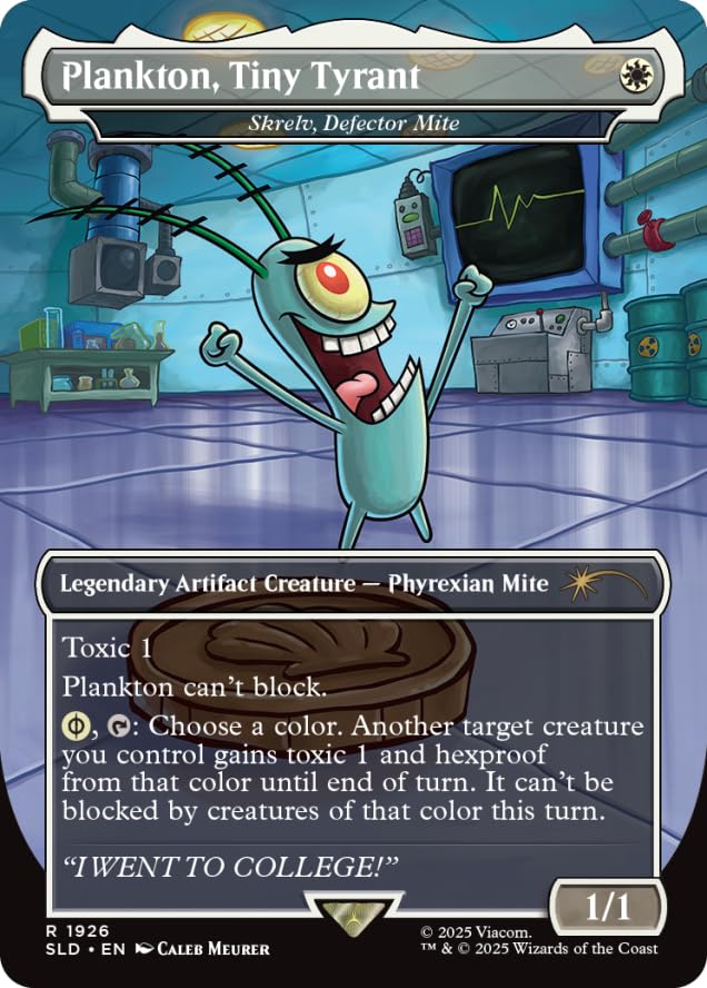 Magic the Gathering Secret Lair x Spongebob Squarepants: Legends of Bikini Bottom (Non-Foil)