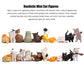 10 pcs Realistic Cat Figurines Kitty Figures Set Mini Figure Collection Playset Kitten Easter Eggs Cake Topper Christmas Birthday Gift for Cat Keeper