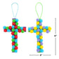 Fun Express Pom-Pom Cross Ornament Craft Kit - Makes 12