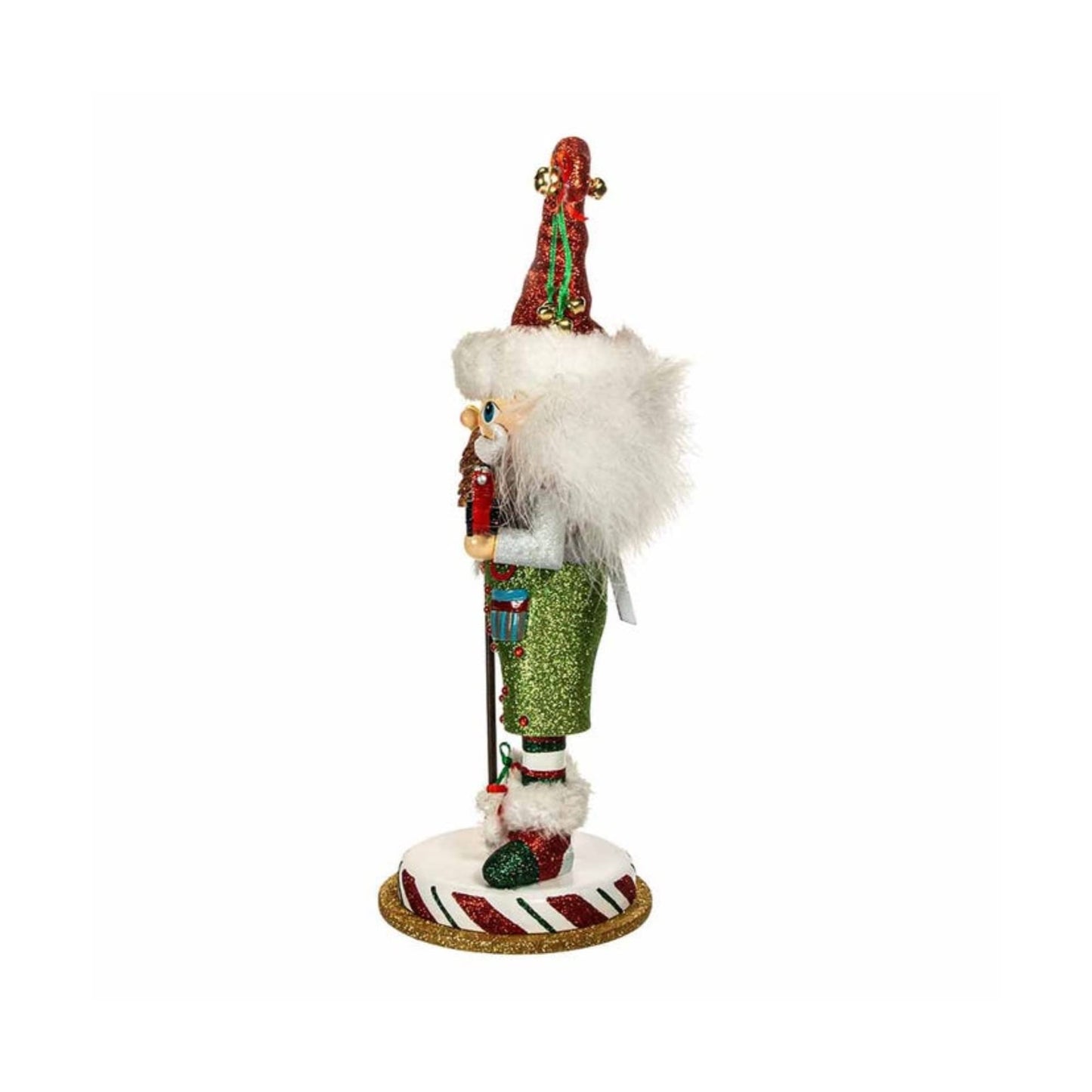15-Inch Hollywood Elf with Hobby Horse Nutcracker