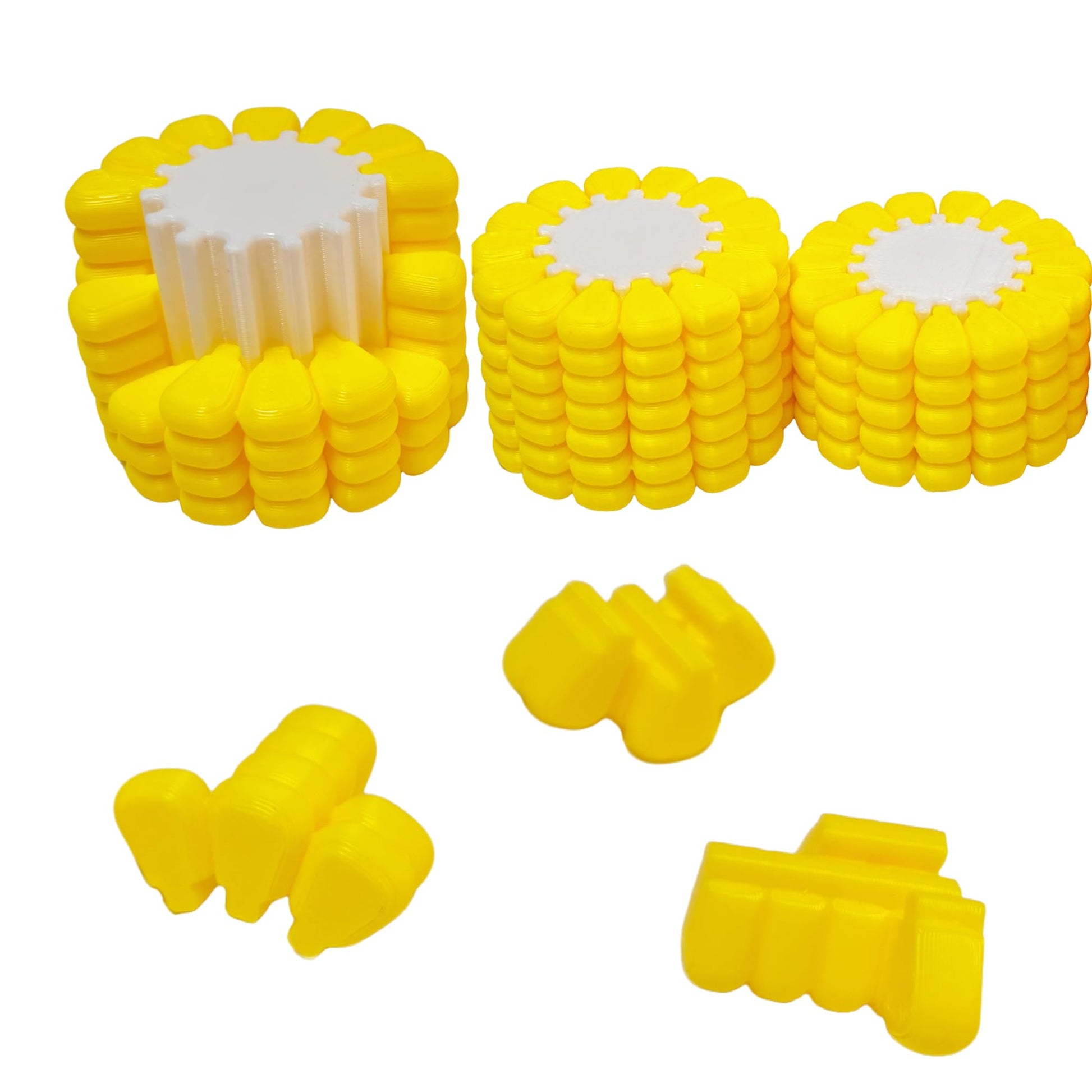 3PCS Creative Plastic Corn 3D Puzzles for Kids (Corn)