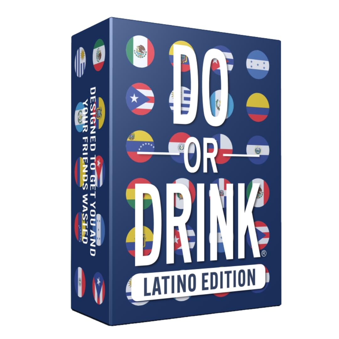 Do or Drink Latino Edition - The Adult Drinking Game for Latinos - Fun Party Games for Adults with 250 Cards - Great for Game Night, Pre Games
