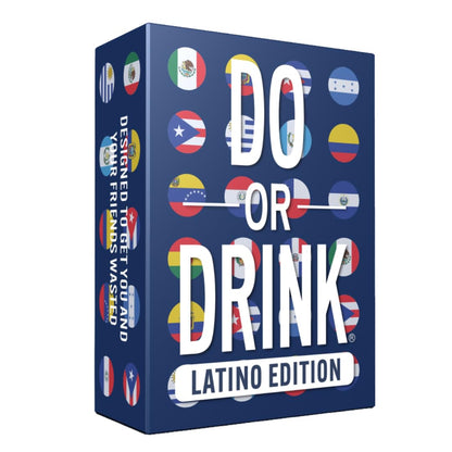 Do or Drink Latino Edition - The Adult Drinking Game for Latinos - Fun Party Games for Adults with 250 Cards - Great for Game Night, Pre Games