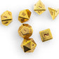 Ultra PRO - 50th Anniversary Heavy Metal 7 RPG Dice Set for Dungeons & Dragons, Premium Tabletop Gaming Accessories, Roleplaying Set, Collectible RPG