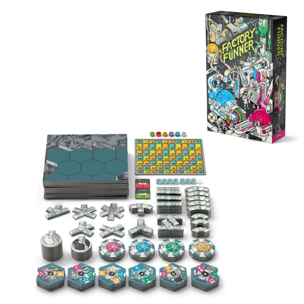 Factory Funner - Board Game - 1-6 Players - 20-40 Minute Play Time
