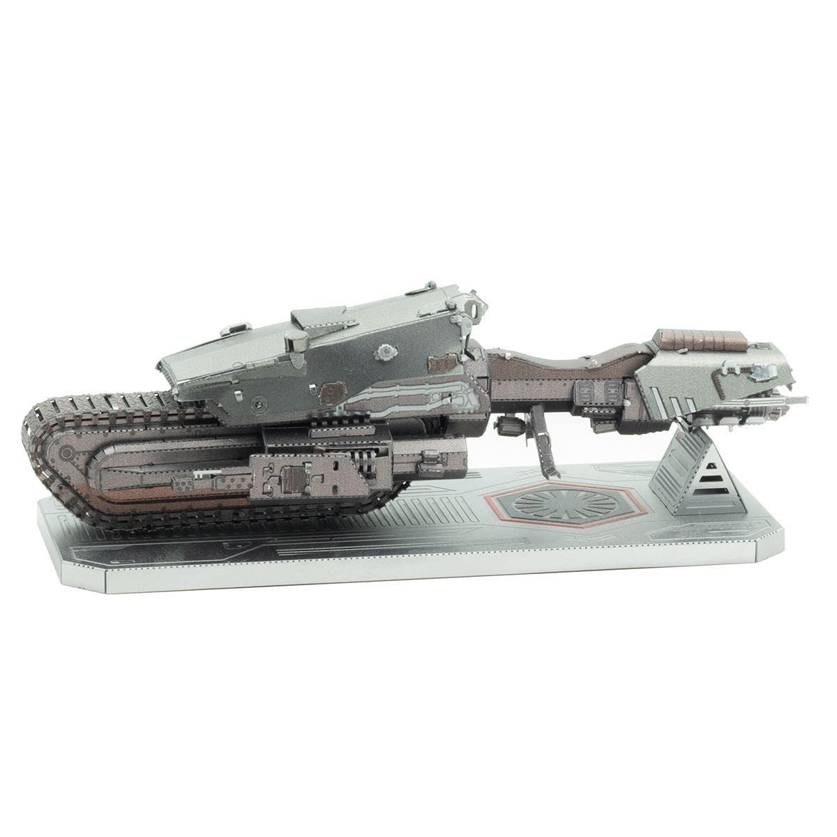 Metal Earth Puzzle 3D Treadspeeder First Order Metal Puzzle Star Wars Building Model Kits for Adults Challenging Level 9.4 X 4.06 X 3.94 Cm