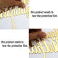 Sodasos Mirror acrylic Golden Happy 70th Birthday Cake Topper