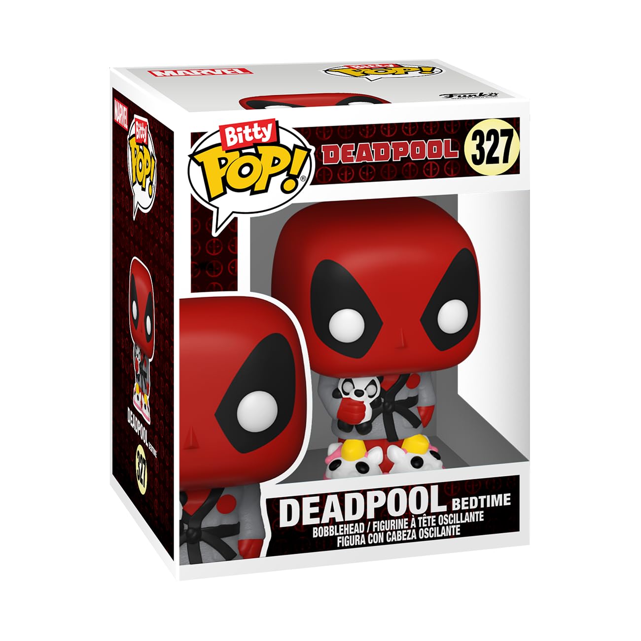 Funko Bitty POP! Deadpool - BBQ Master , 4-Pack and A Surprise Mystery Mini Figure - 0.9 Inch (2.2 Cm) Collectable - Stackable Display Shelf Included