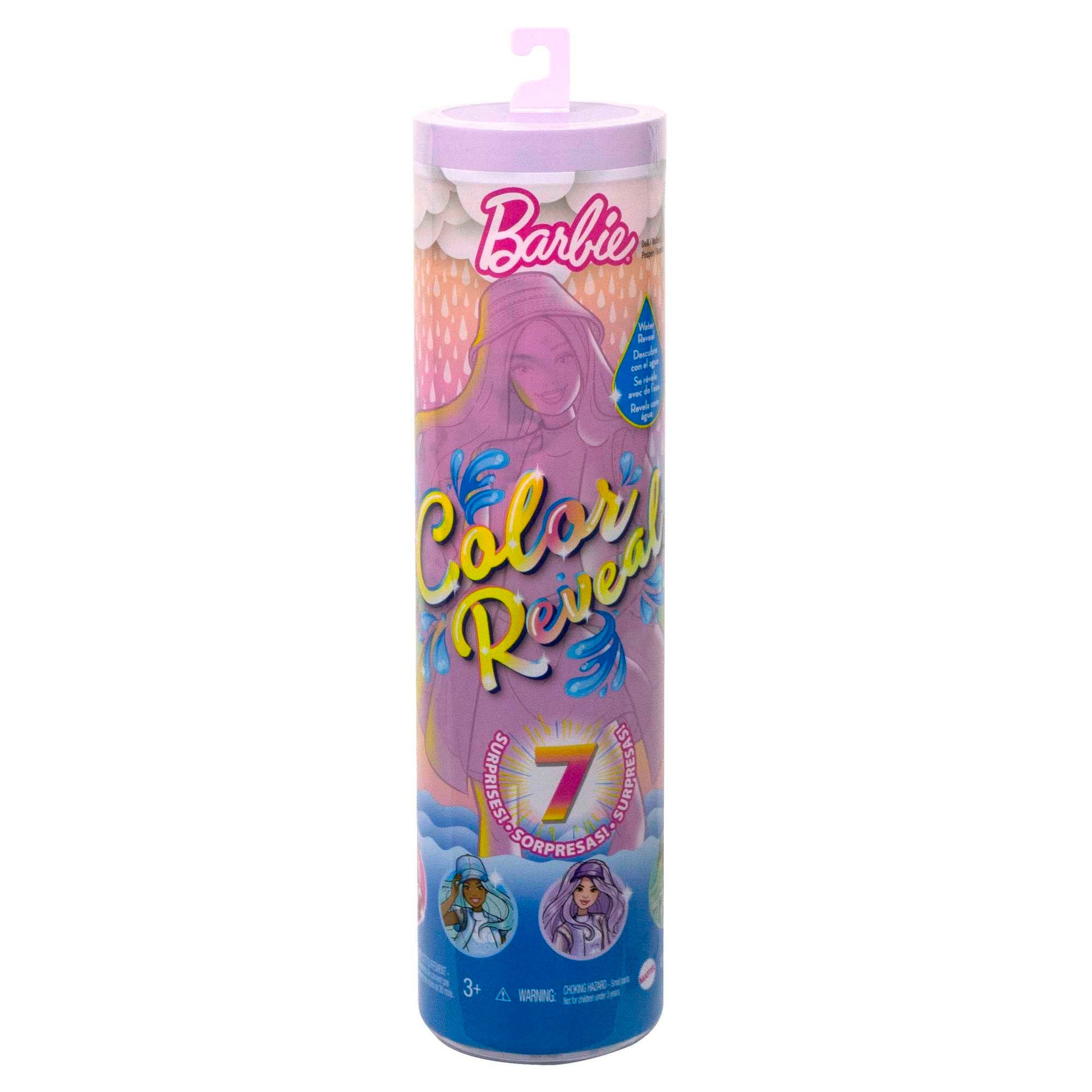 Barbie Color Reveal Doll, Pet & Accessories, Sunshine & Sprinkles Series, 25 Surprises, 1 Barbie Doll (Styles May Vary)