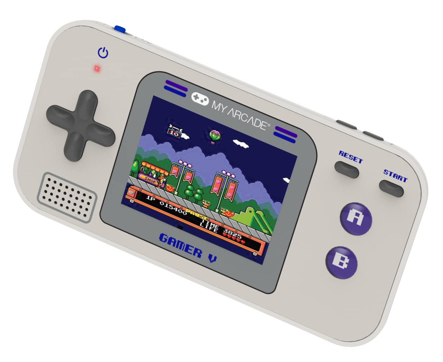 My Arcade Gamer V Classic-Purple: Portable Gaming System with 220 Games, 2.5" Color Display, Pocket Size (DGUN-3920)