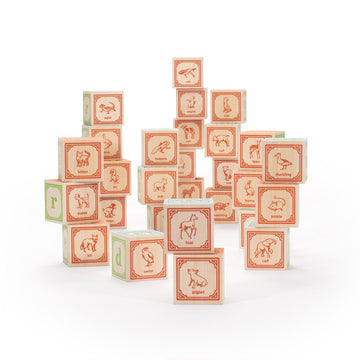 Uncle Goose Classic Lowercase ABC Blocks - Made in The USA