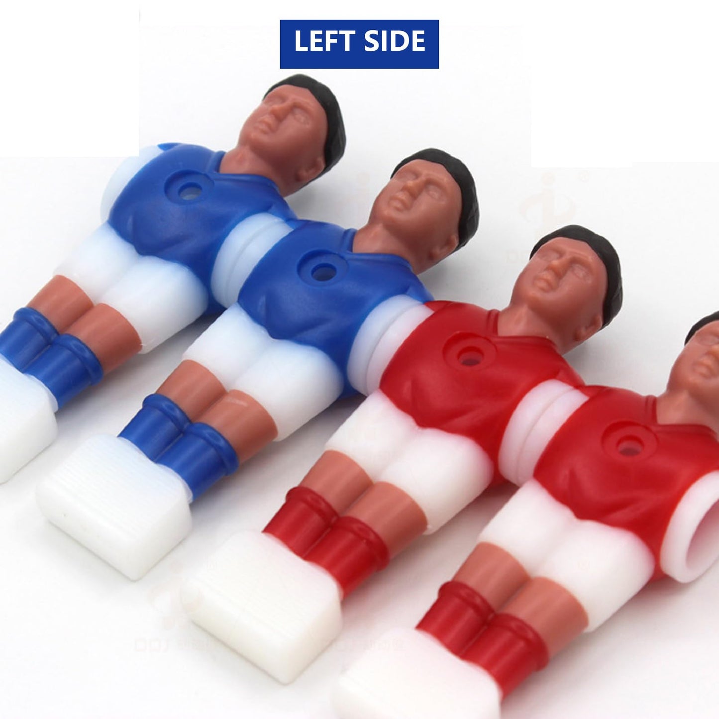 CATCYLUIS 4PCS Foosball Men, Table Soccer Men Player, Soccer Player Set, Plastic Replacement Parts, Foosball Replacement Players for Football Table