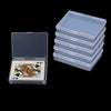 Cwdew Playing Card Deck Cases 6pcs Plastic Empty Playing Card Box Holder Storage Case Organizer Snap Closed, Suitable for 3.5X2.5 inch Game Gard (NO