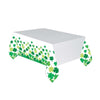 Amscan St. Patrick's Day Blooming Shamrocks Plastic Table Cover, 54" x 102", 1 piece