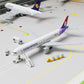 QIYUMOKE 1/300 Hawaiian Boeing 777 Diecast Metal Airplane Model with Display Stand, 20cm L Desktop Aircraft Collectible Aviation Decor, Spray Painted