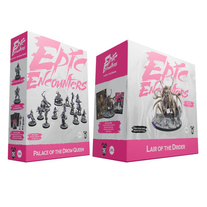 Steamforged Games Epic Encounters: Palace of the Drow Queen and Lair of the Drider Bundle (2 Items)
