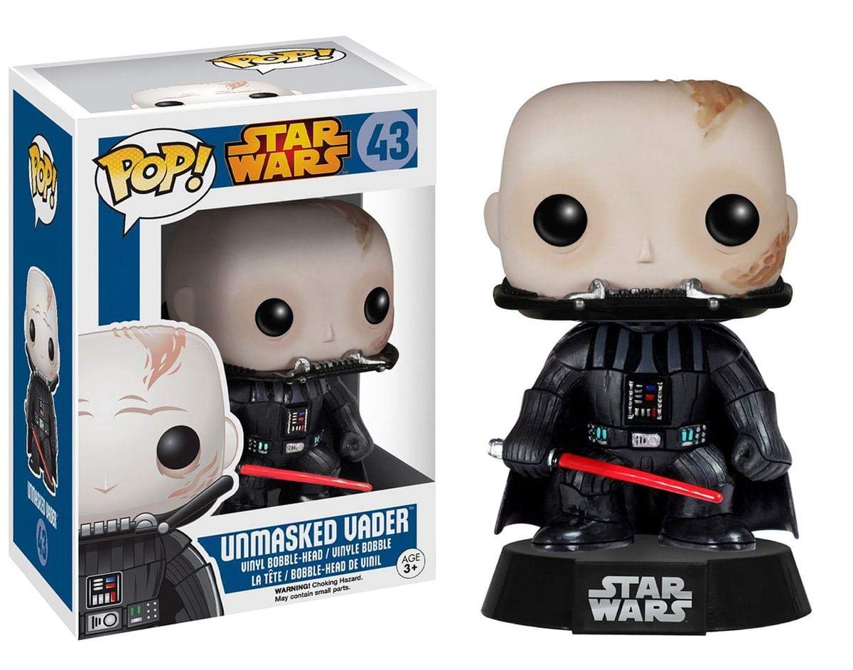 Funko POP Star Wars: Unmasked Darth Vader Action Figure