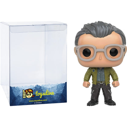 Funko David Levinson: P o p ! Movies Vinyl Figurine Bundle with 1 Compatible 'ToysDiva' Graphic Protector (300-09494 - B)