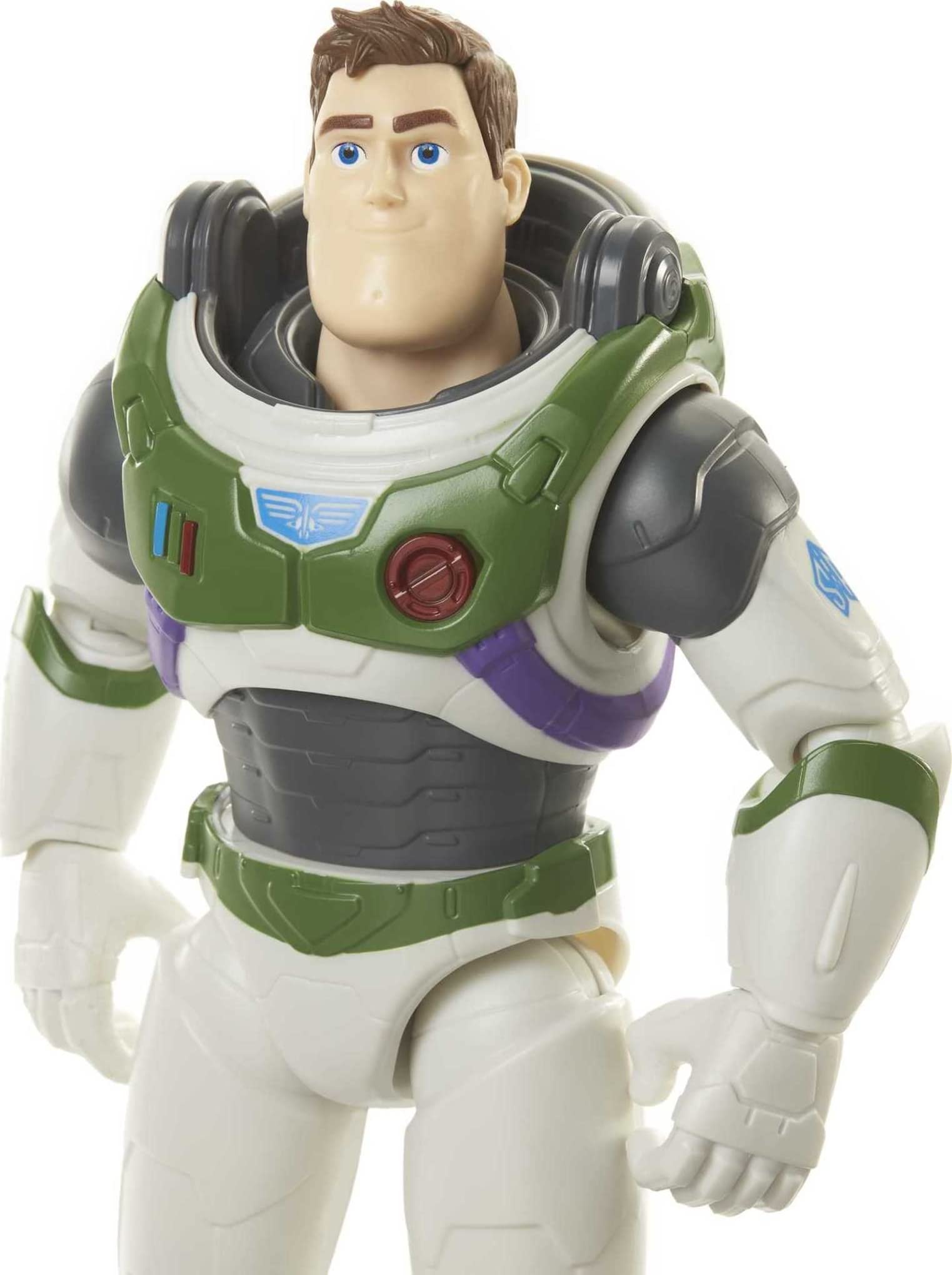 Mattel Disney and Pixar Lightyear Buzz Large-Scale Action Figure, Space Ranger Alpha with Accessories, 12 Moving Joints, 12 inch