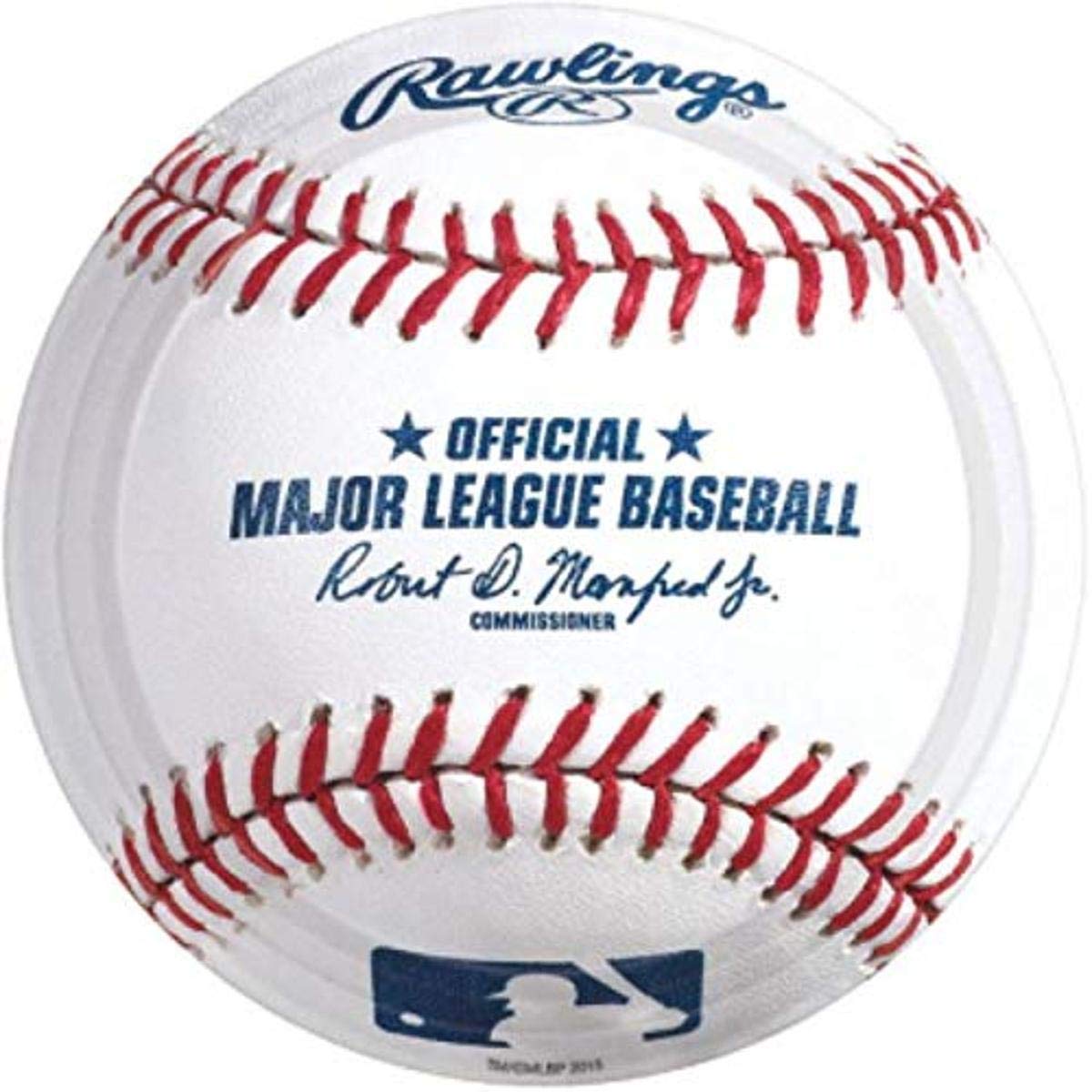 Rawlings Baseball Round Plates, 7" (Pack of 8) - Premium Quality, Eye-Catching Design Tableware for Parties & Sports Fans