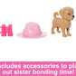 Barbie & Stacie Doll Set with 2 Pet Dogs & Accessories, Dolls with Blonde Hair & Blue Eyes, Summer Clothes