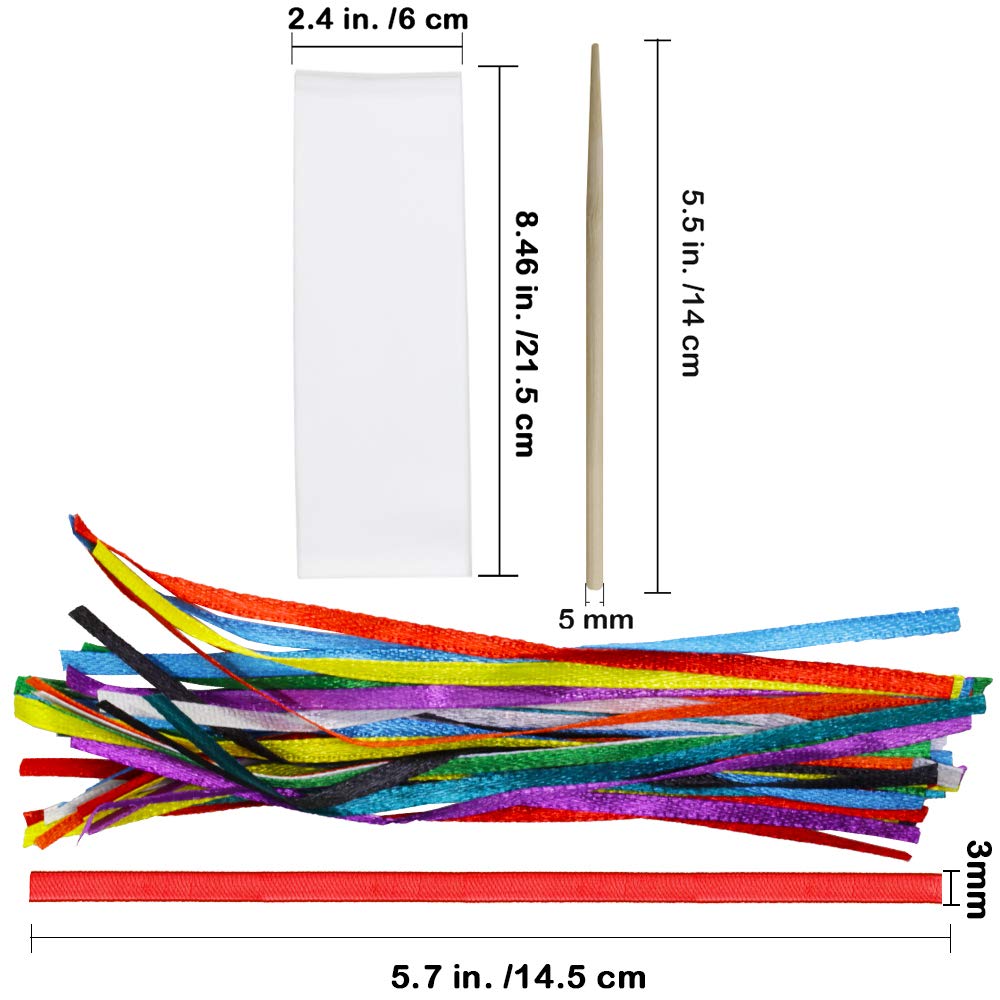 Supla 36 Sets 4 Style Magic Scratch Rainbow Bookmarks Making Kit for Kids Students Party Favor Scratch Paper DIY Bookmarks Bulk with Scratching Tools