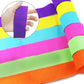 Rainbow Party Backdrop with Balloons Garland, Rainbow Cloud Birthday Photo Backdrops Props Booth Rainbow Crepe Paper Streamers Rolls for Kids Rainbow