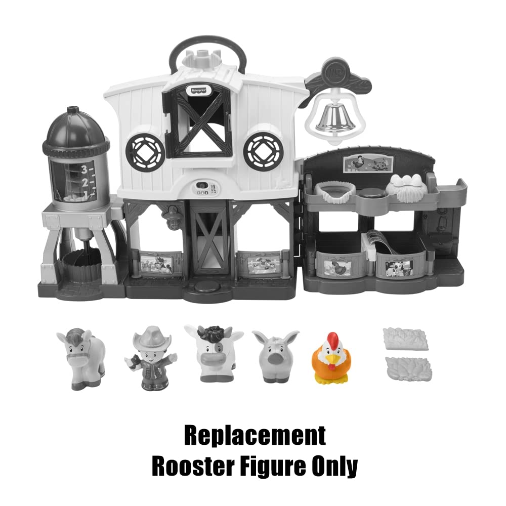 Replacement Part for Fisher-Price Little People Caring for Animals Farm Playset - GLT78 ~ Replacement Rooster Figure