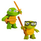 Teenage Mutant Ninja Turtles 83290 Turtle Tots Action Figure 2-Pack Featuring Leonardo and Donatello. Ideal Present for Boys 4 to 7 Years and TMNT