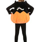 Jazwares SQUISHMALLOWS Girls Emily the Bat Costume, Kids Halloween Costume, Child - Officially Licensed Large