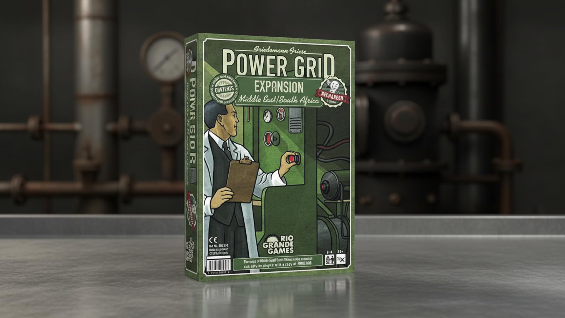 Rio Grande Games Power Grid Middle East South Africa Expansion Strategy Board Game