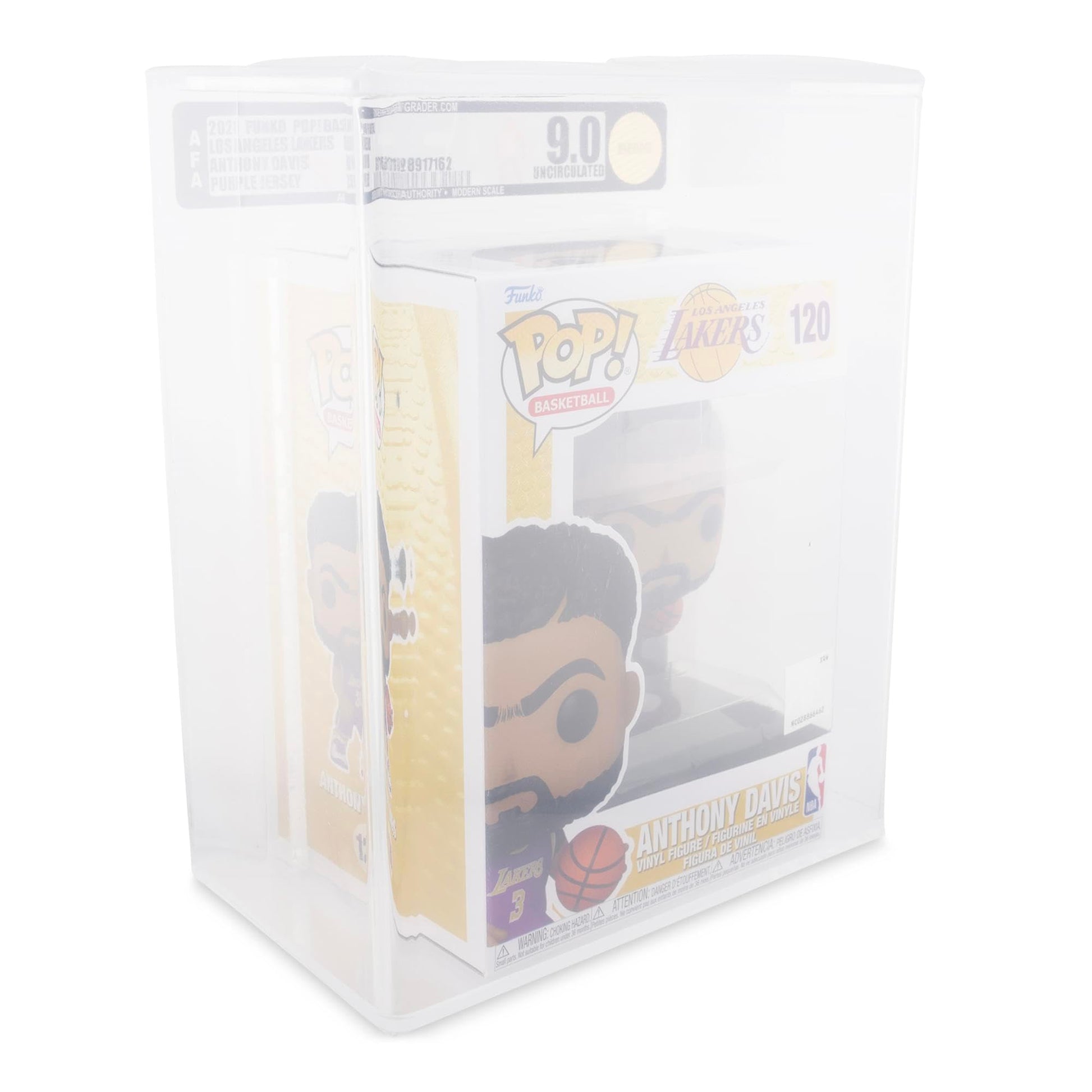 Funko NBA LA Lakers POP | Anthony Davis (Purple Jersey) | Rated AFA 9