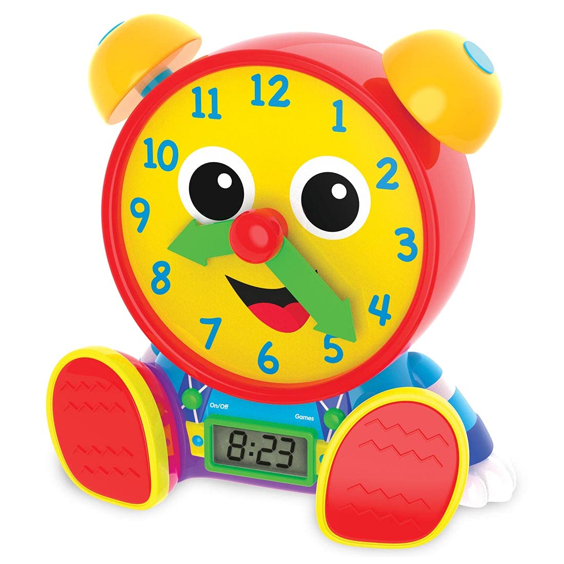 The Learning Journey - Telly Jr. Teaching Time Clock - Primary Color - Telling Time Teaching Clock - Toddler Toys & Gifts for Boys & Girls Ages 3