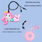 Chew Necklaces for Sensory Kids 5 PCS Chewy Necklaces that Like Biting or Have Autism-Perfectly Textured Chewelry Kid Girl Teether Chewing Toys-Chewy